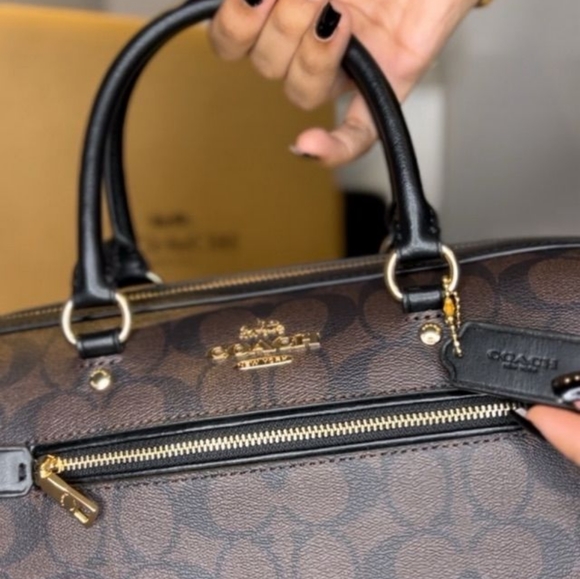 NWT Coach Rowan Satchel Bag - Picture 5 of 10